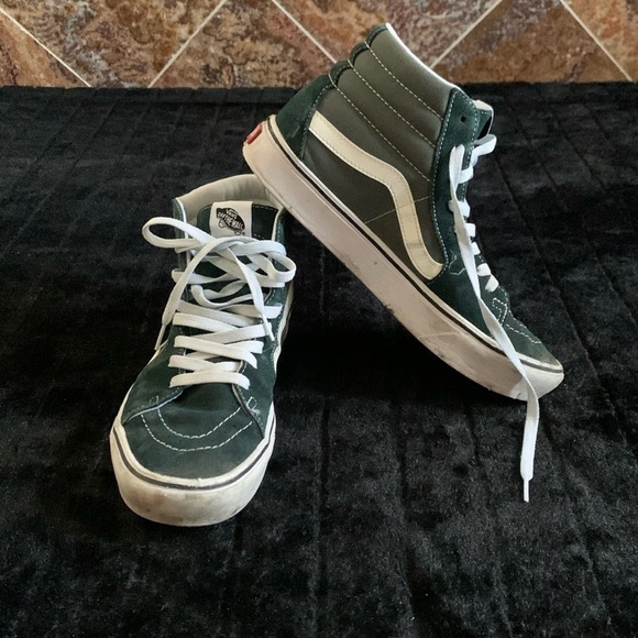 Vans Sk8-Hi Shoe Size 10 Canvas High Top Shoe Color Stormy Weather - Picture 1 of 9